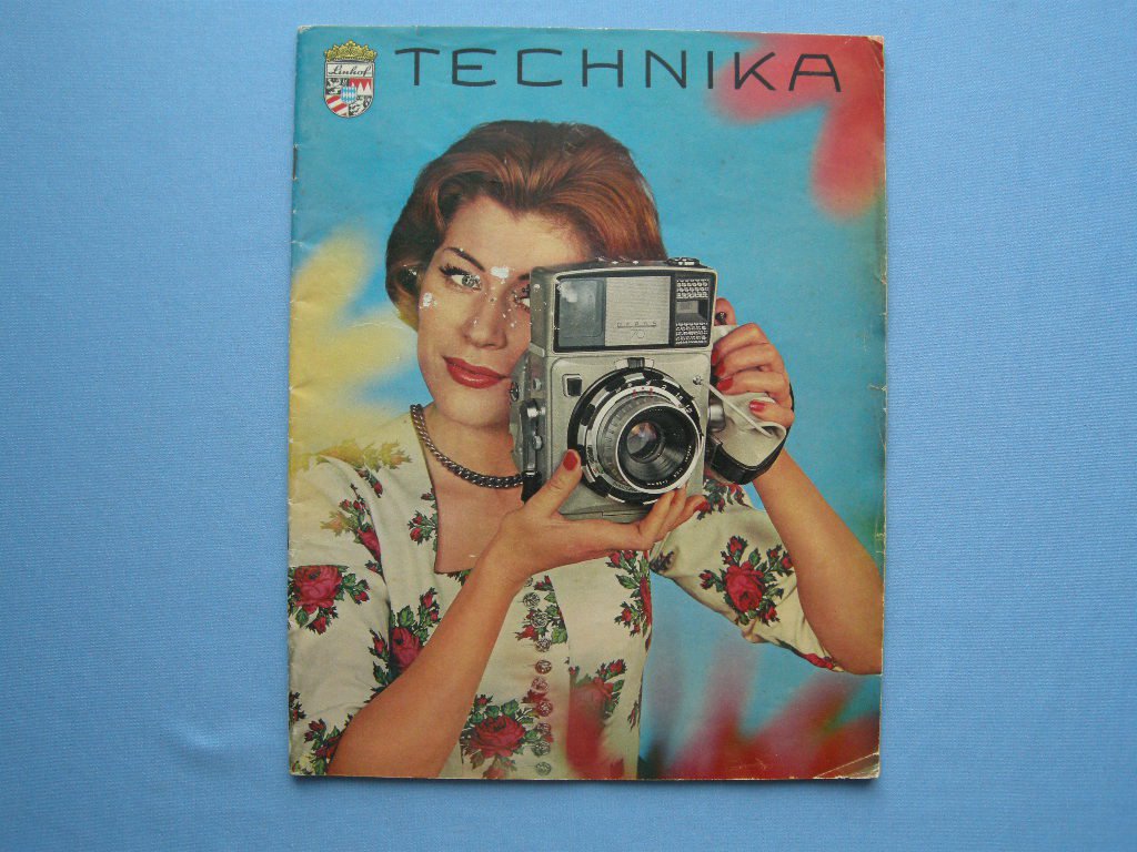 Rare Vintage Linhof Technika Original Sales Brochure in German