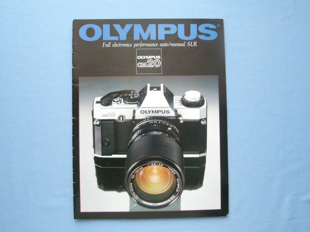 Vintage Olympus OM20 Original Sales Brochure