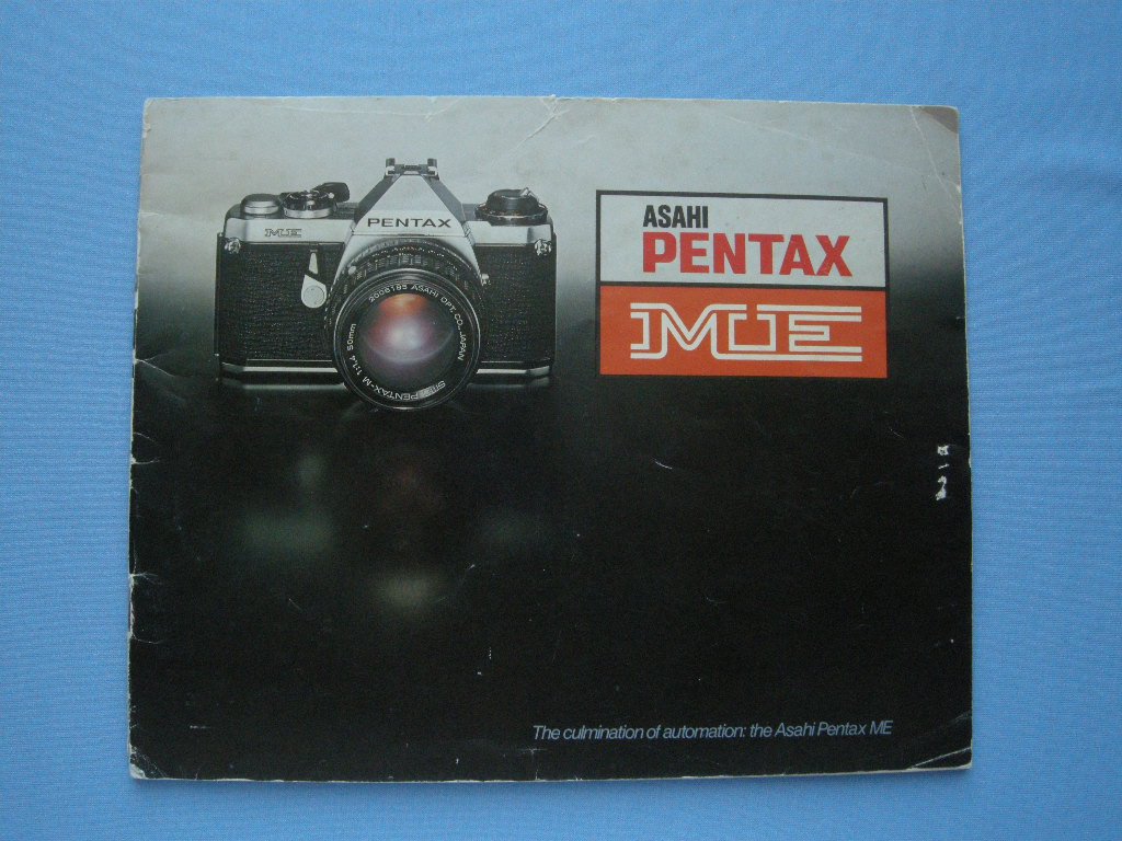 Vintage Pentax ME Original Sales Brochure