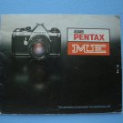 Vintage Pentax ME Original Sales Brochure
