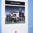 Vintage Leica Leitz Products Sales Brochure in Franch · Le Sens de L'Exigence