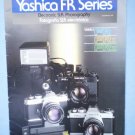 Vintage Yashica FR Series Original Sales Brochure
