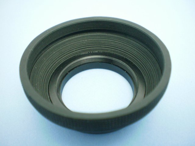 Rare Vintage 29,5 mm Colapsible Rubber Lens Hood