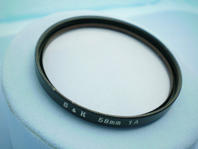Rare Vintage S & K 1A ( Skylight ) 58mm Filter