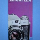 Vintage Leicaflex Original Sales Brochure