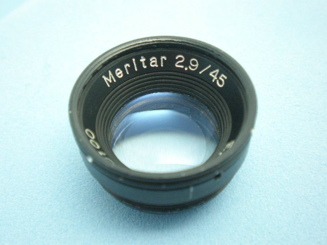 E. Ludwig Meritar 2.9/45 Original Front Lens Group from Beirette Junior II