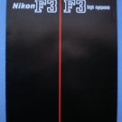 Vintage Nikon F3 Original Sales Brochure