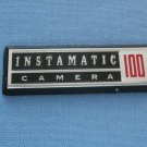 Rare Vintage Kodak Instamatic 100 Original Front Nameplate