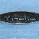 Old Minolta Nameplate from a A-2 Model Case