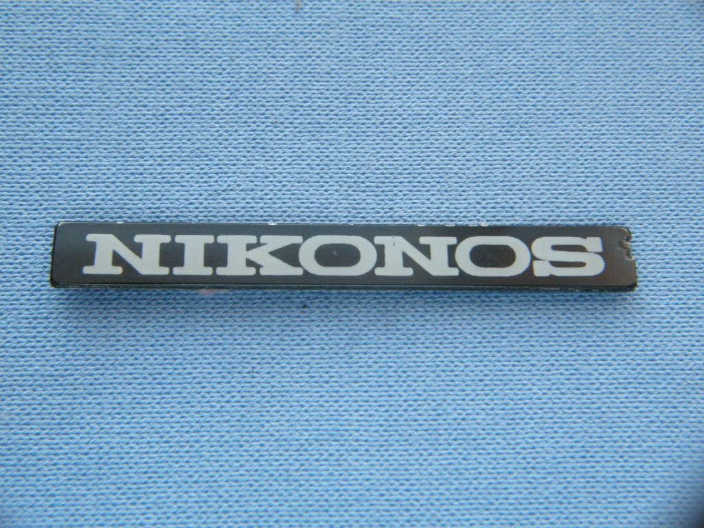 Vintage Nikonon Nameplate from IV-A Model