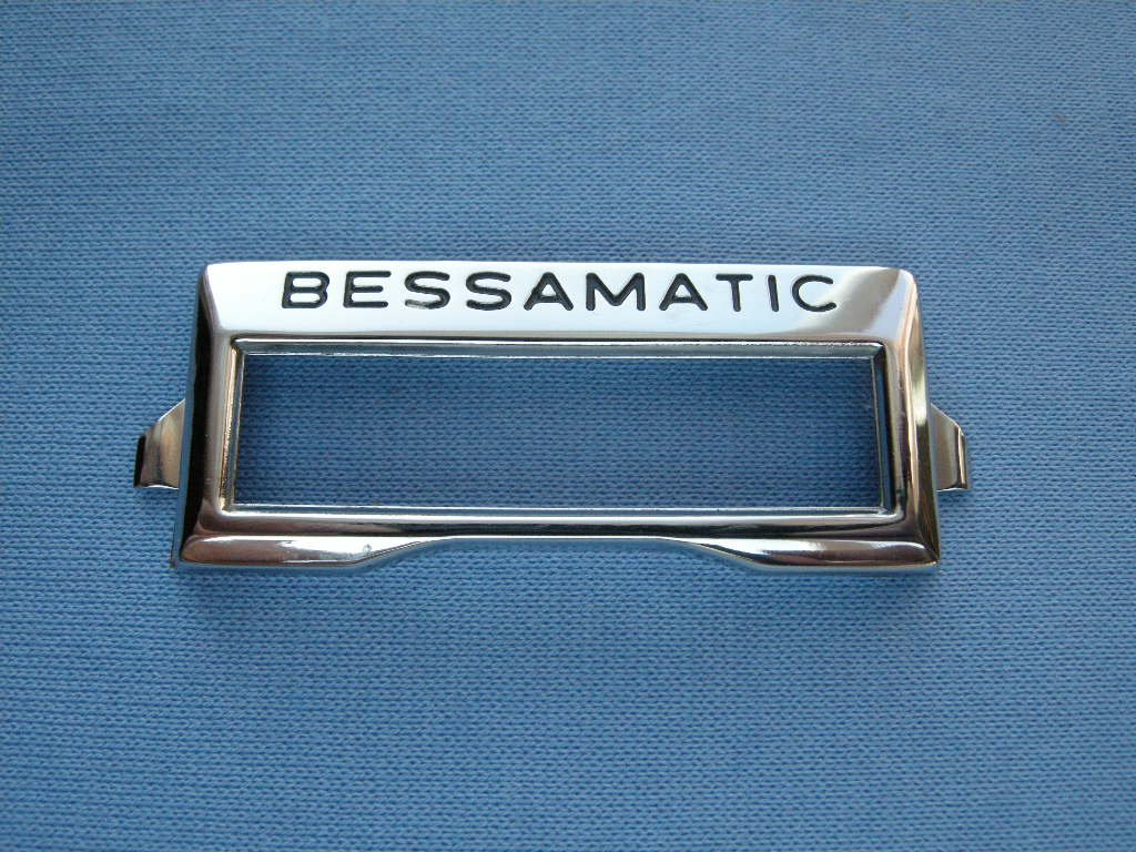 Vintage Voigtlander Bessamatic Original Camera Nameplate