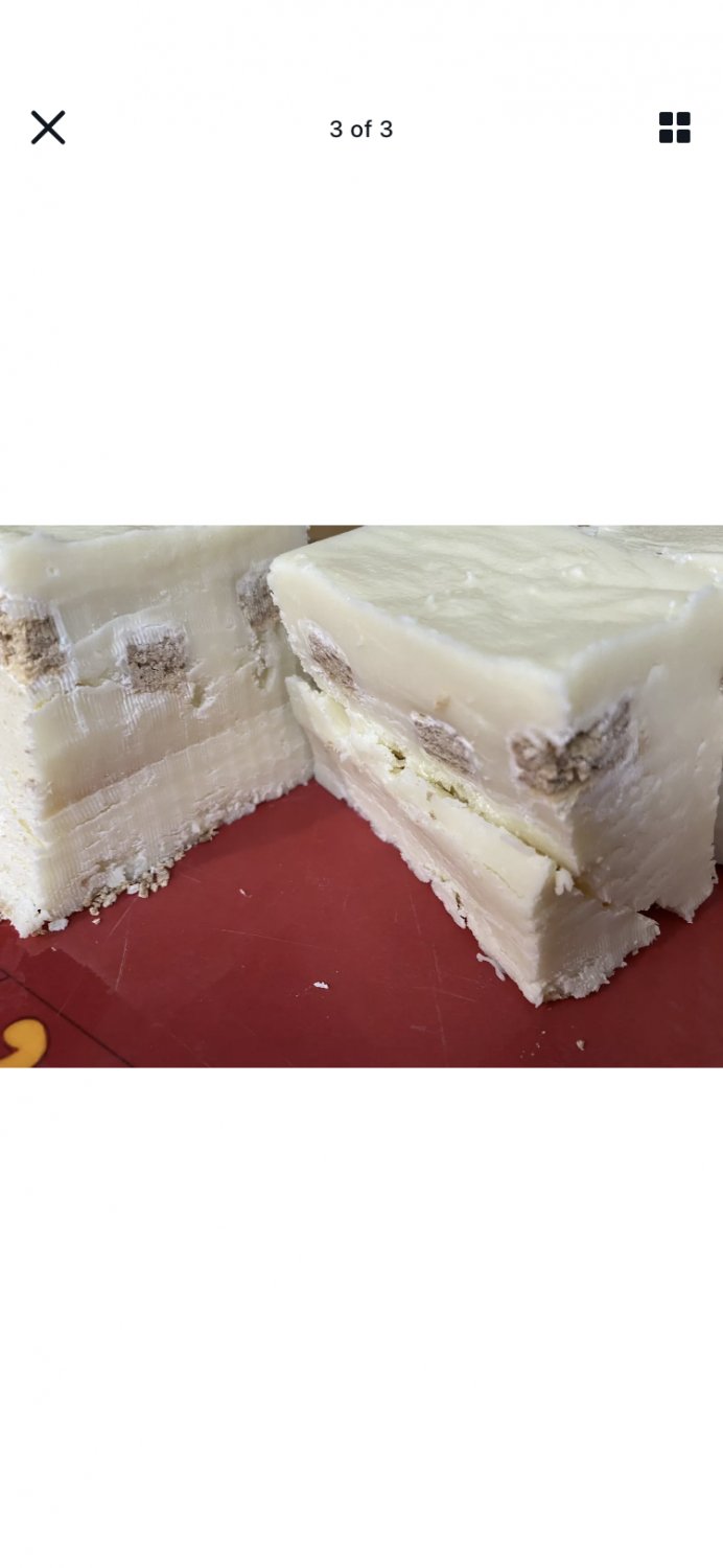White Chocolate Kit Kat Fudge  **nut free**  1/2 pound