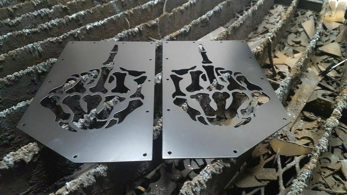 8401 fits JEEP CHEROKEE HOOD VENTS XJ MJ ZJ WJ VENTS Finger Powder coated