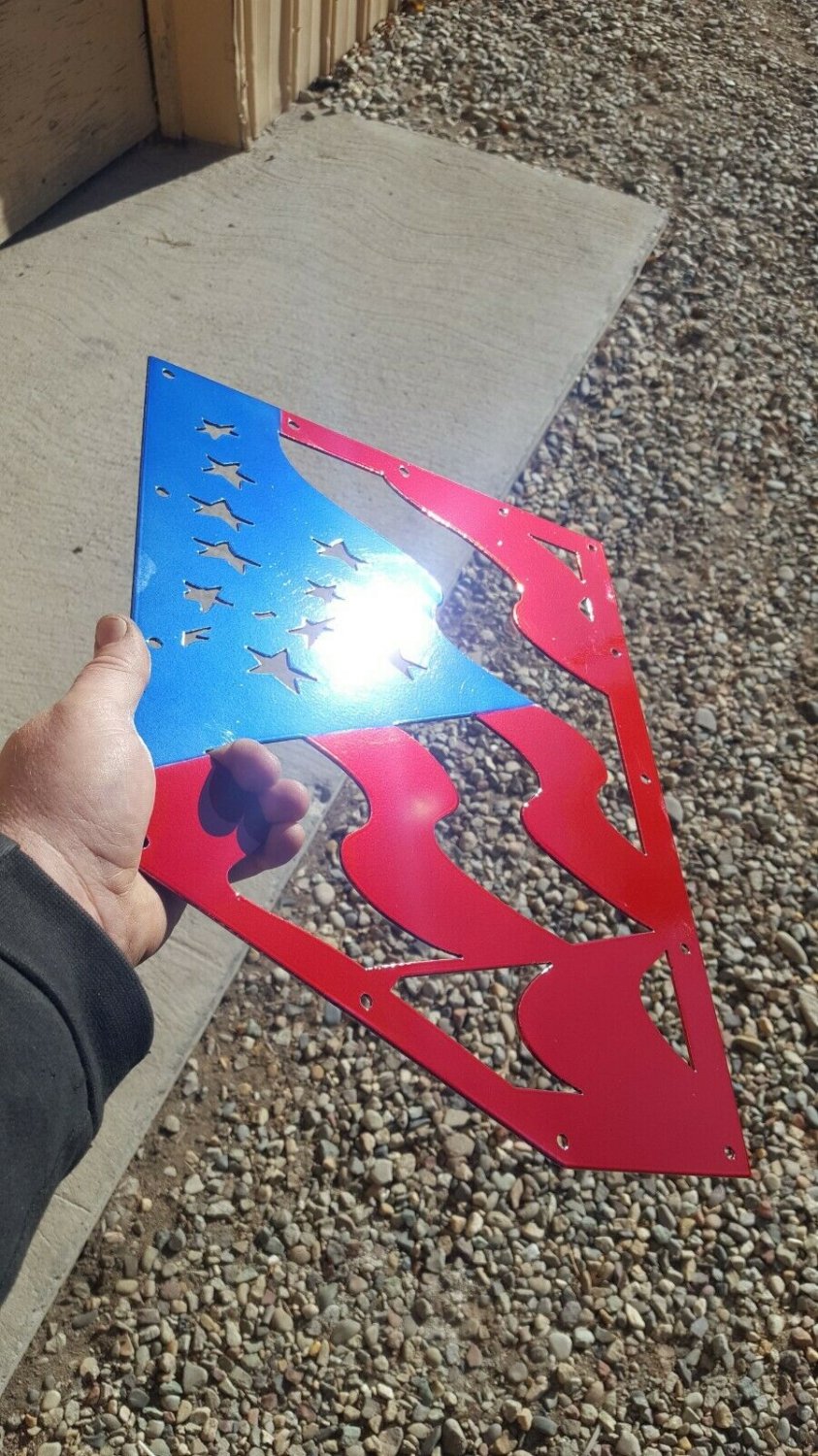 8401 fits JEEP CHEROKEE HOOD VENTS XJ MJ ZJ WJ VENTS Wavy Flag Powder