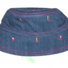 GYMBOREE NWT Grown With Love Denim Hat 18m-3T