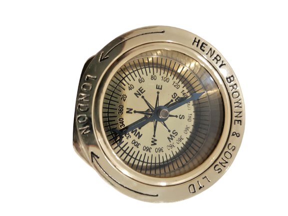 Brass Henry Browne & Sons Ltd London Compass Gift idea for Your Family