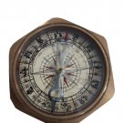 Brass Kelvin & Hughes London Hexa  Compass Gift idea for Your Family