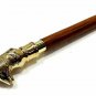 Antique Goat Design Head Handle Victorian Wood Walking Stick Vintage Cane gift