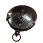 Antique Vintage Brass Flat Compass London Dollond Maritime Collectible Compass