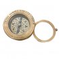 Brass Antique Compass Flip Out Magnifying Glass Vintage Magnifier