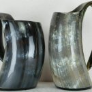 2 Mug Set Medieval Viking Steins Vintage Beer Steins Drinkware Collectibles Horn
