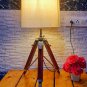 Christmas nautical table lamp light with wooden tripod stand for home decorative