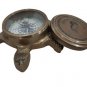 Antique Nautical  2" Turtle Type Poem Compass Handmade/Collectible Gift Item