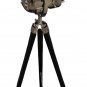 Handmade spotlight floor lamp with tripod wooden stand for home dÃ©cor