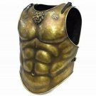 Antique Brass Medieval Armor Jacket Roman Muscle Breast Plate  Jacket