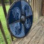 Medieval Viking Round Armor Shield Wooden Dragon Shield 24â inches