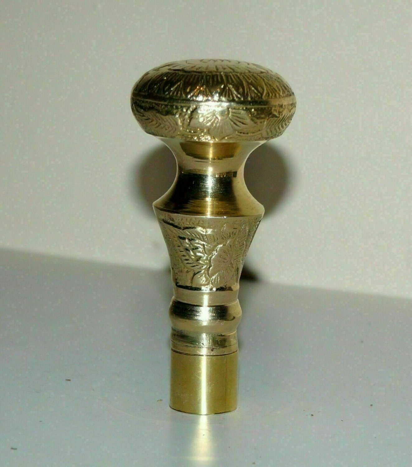 Victorian Solid Brass Knob Designer Style Handle For Walking Stick Cane Gift