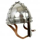 Medieval 18 Gauge Steel Norman Helmet Viking Armor Collectible