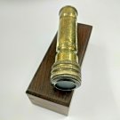Antique Vintage Brass kaleidoscope With wood box Collectible Gift