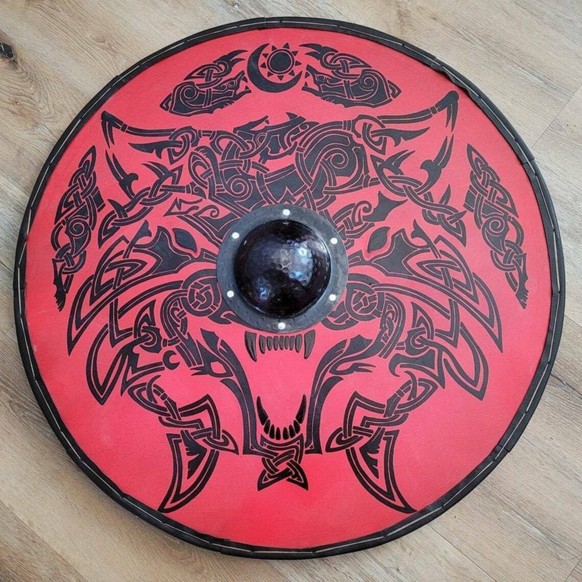 Viking Shield Medieval Battle Ready Wooden 24 inch Norse shields armor Gift