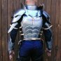 Medieval Half Body Plated Armor Suit 18 GA SCA Steel Cuirass & Puldrons/Gauntlet