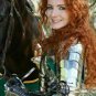 Medieval Lady Armor girl Suit Female knight Warrior  Battle Half Body