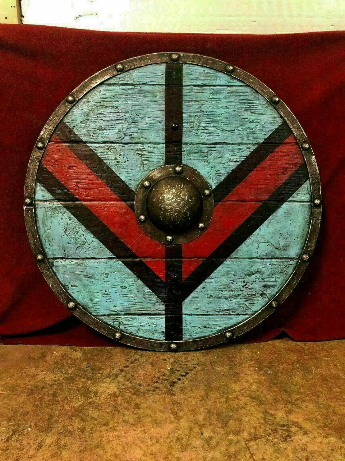 Medieval Viking Round Armor Shield Heater Shield Wooden 24&acirc;�� Inches