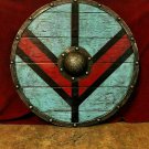 Medieval Viking Round Armor Shield Heater Shield Wooden 24” Inches