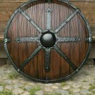 Medieval Viking Armour Shield Fully Functional Designer Brown Shield Décor