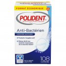 lot 3 x 108 POLIDENT: Anti-bacterial cleaner for dental appliances