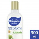 lot 3 MONSAVON 100% essential milk & sweet almond shower gel 300 ml