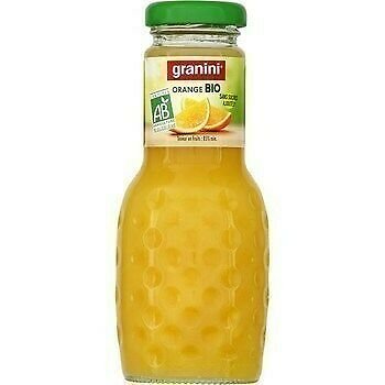 lot 12 organic orange juice 25 cl granini