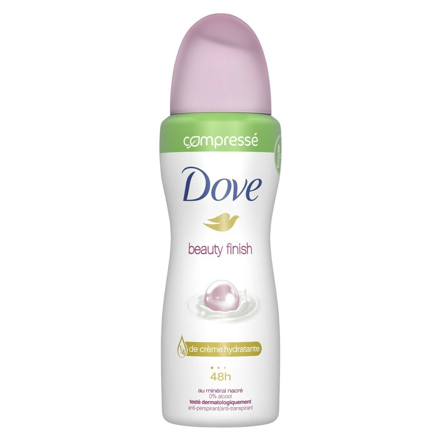 lot 3 DOVE antiperspirant compressed pearly mineral deodorant 100 ml