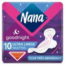 lot 3 x 10 Ultra Goodnight NANA sanitary napkins