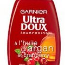 lot 3 ULTRA GENTLE argan & Cranberry shampoo 250 ml