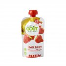 lot 3 Baby compotes from 6 months GOOD GOUT organic strawberry banana 120 gr