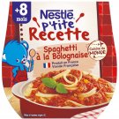 lot 3 x 2 Baby dish 8+ months NESTLE spaghetti Bolognese 200 gr