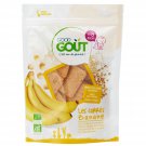 lot 3 organic baby biscuits from 8 months, GOOD GOUT banana squares 50 gr