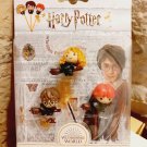 set 3 harry potter pencil tips (harry, ron and hermione on brooms)