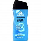 set of 3 ADIDAS After Sport shower gel 250 ml